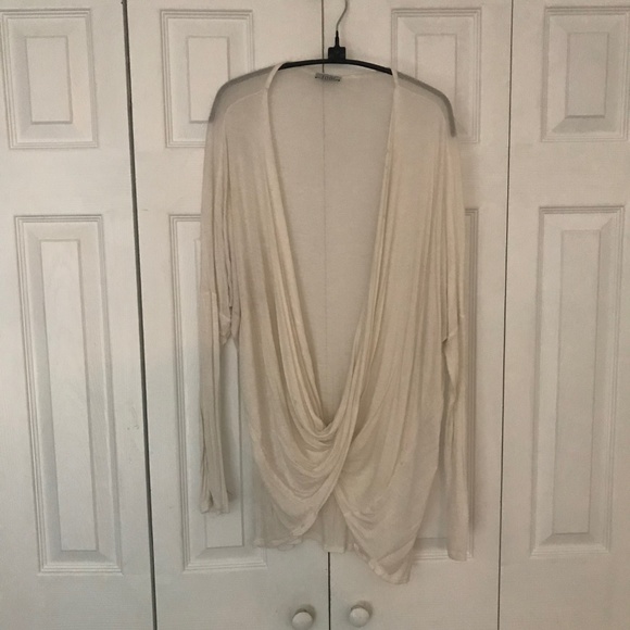 TOBI Wrap Front White Blouse - Picture 2 of 3